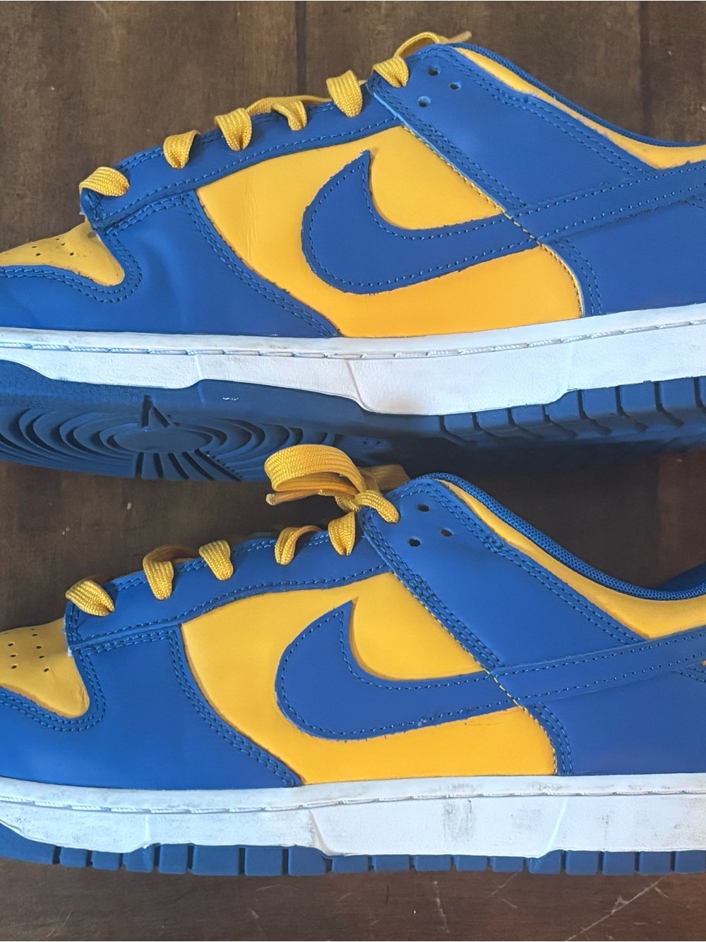 ***USED**Nike Dunk Low UCLA Blue Yellow Men’s Size 12